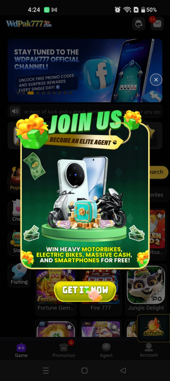 WDPAK777 Live casino